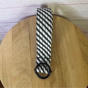 J.Crew Striped‎ Belt Size S/M